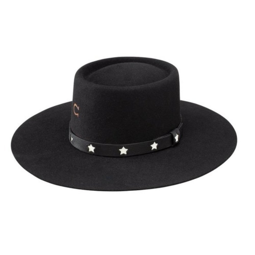 Charlie 1 Horse Women's Cosmic Cowgirl Wool Felt Western Gambler Hat